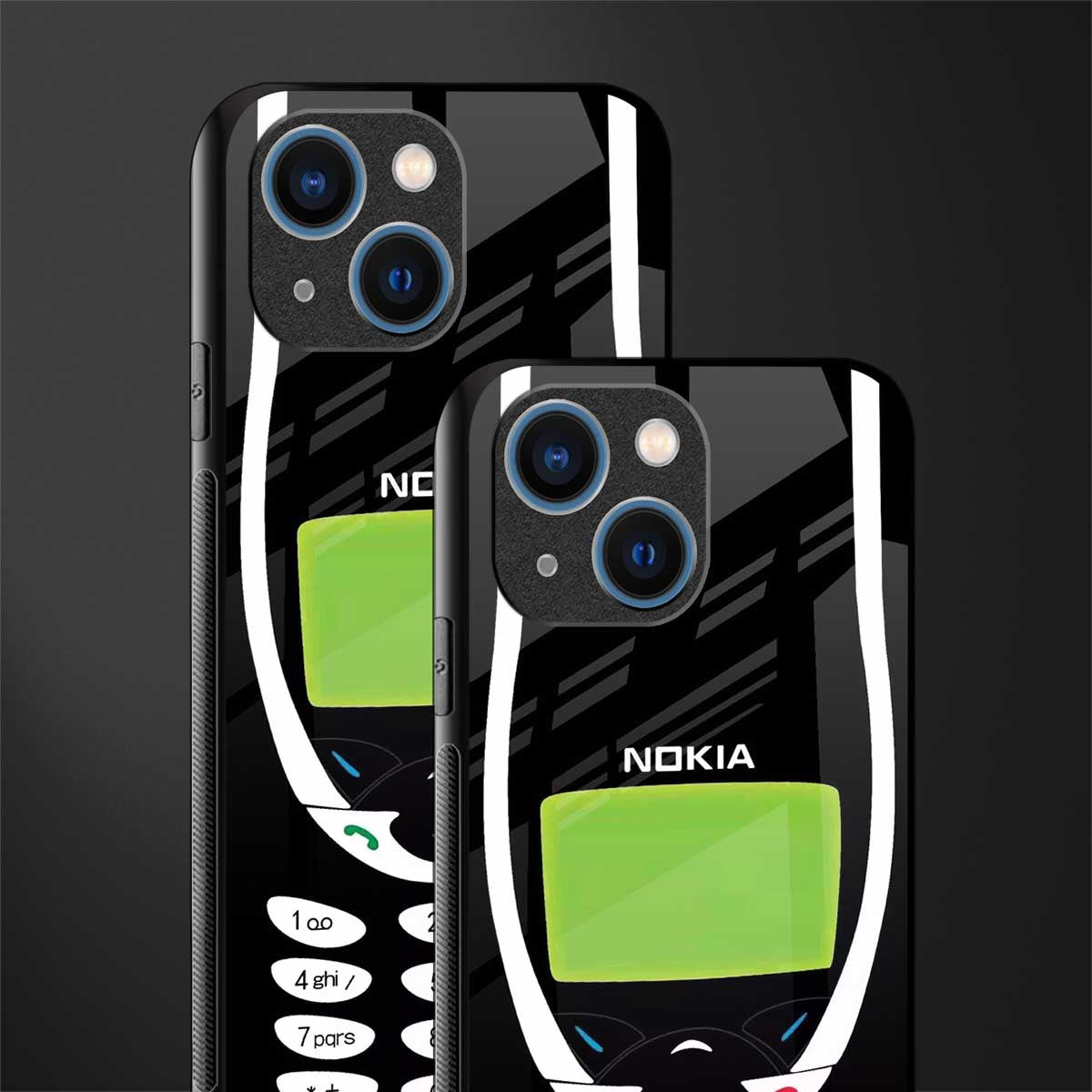 nokia 3310 vintage glass case for iphone 13 mini image-2