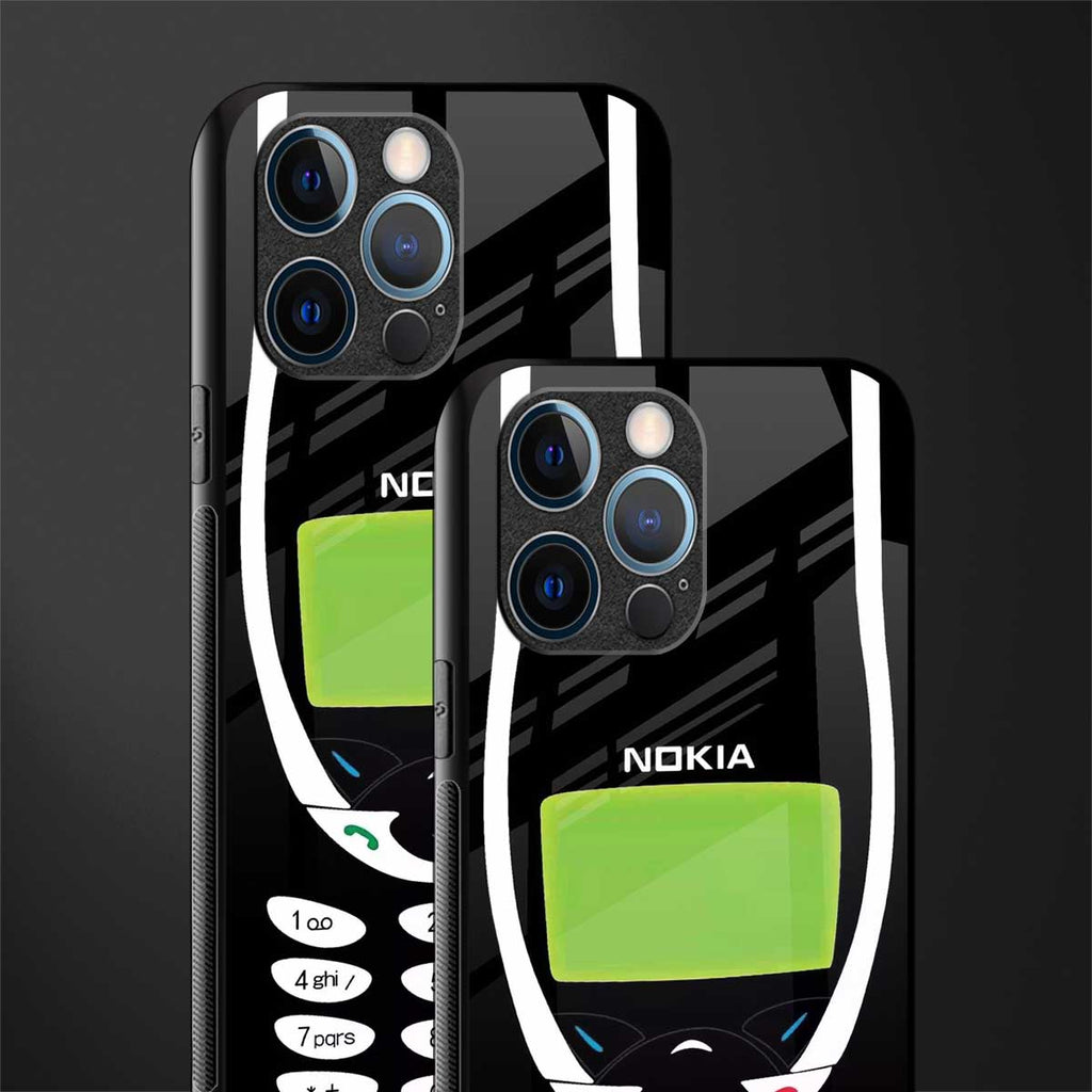 nokia 3310 vintage glass case for iphone 12 pro image-2