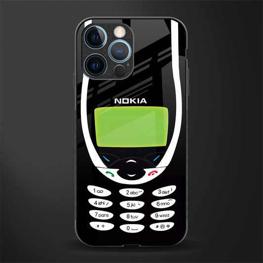 nokia 3310 vintage glass case for iphone 13 pro image