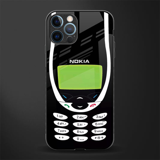 nokia 3310 vintage glass case for iphone 12 pro max image