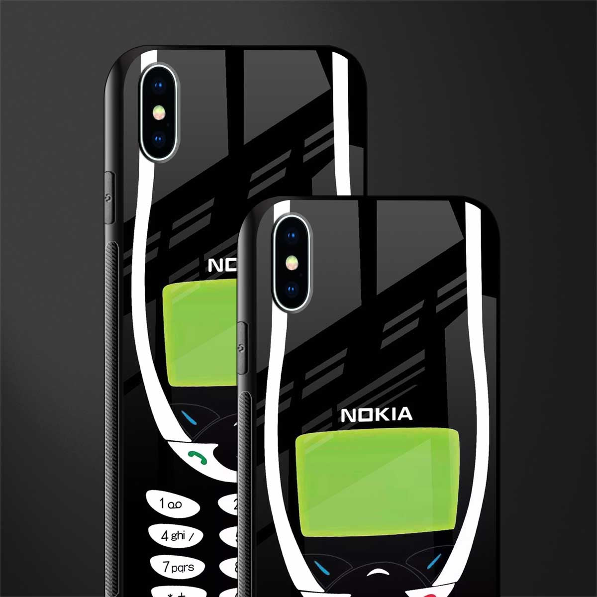 nokia 3310 vintage glass case for iphone xs max image-2