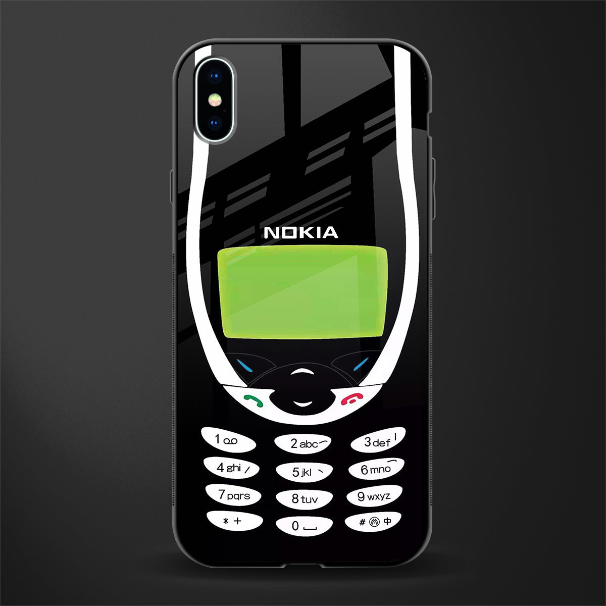nokia 3310 vintage glass case for iphone xs max image