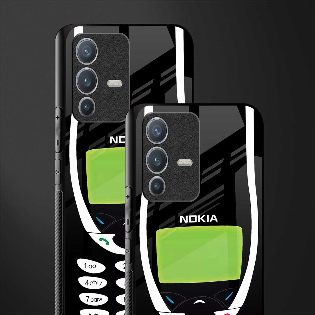 nokia 3310 vintage glass case for vivo v23 pro 5g image-2