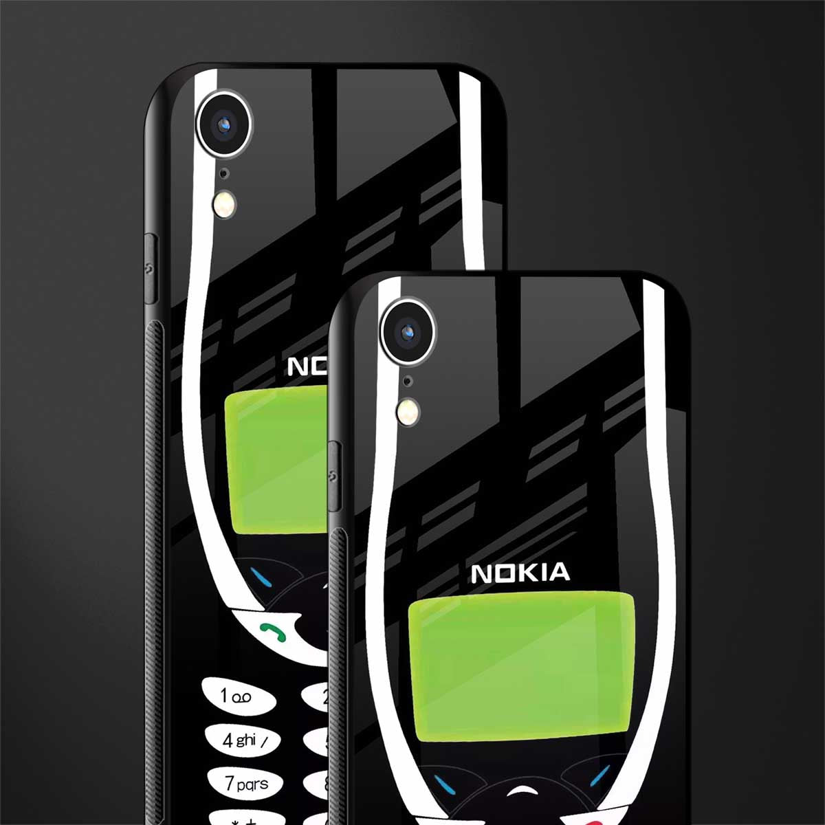nokia 3310 vintage glass case for iphone xr image-2