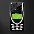 nokia 3310 vintage back phone cover | glass case for samsung galaxy a73 5g