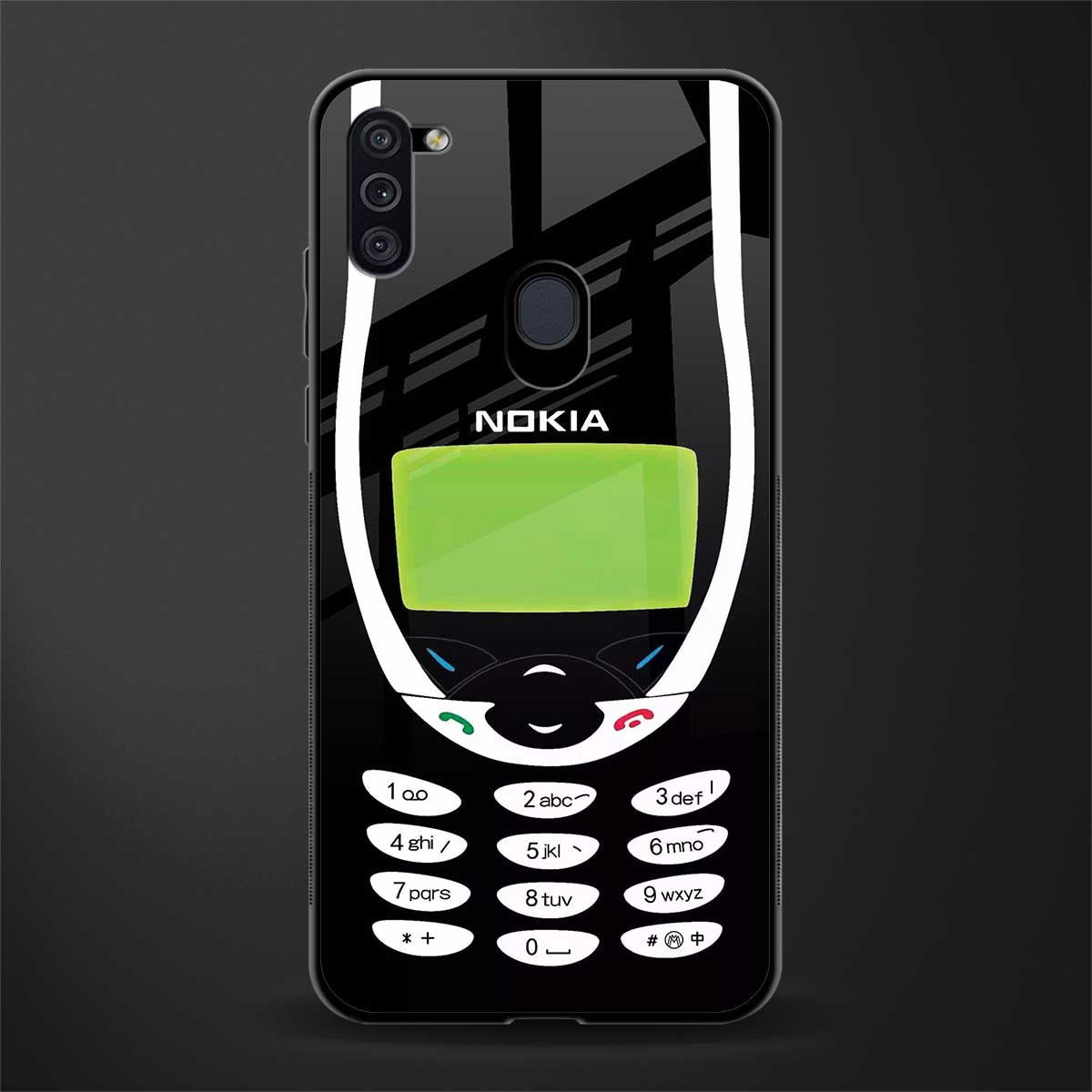 nokia 3310 vintage glass case for samsung galaxy m11 image