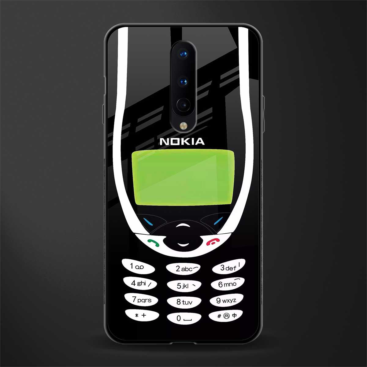 nokia 3310 vintage glass case for oneplus 8 image