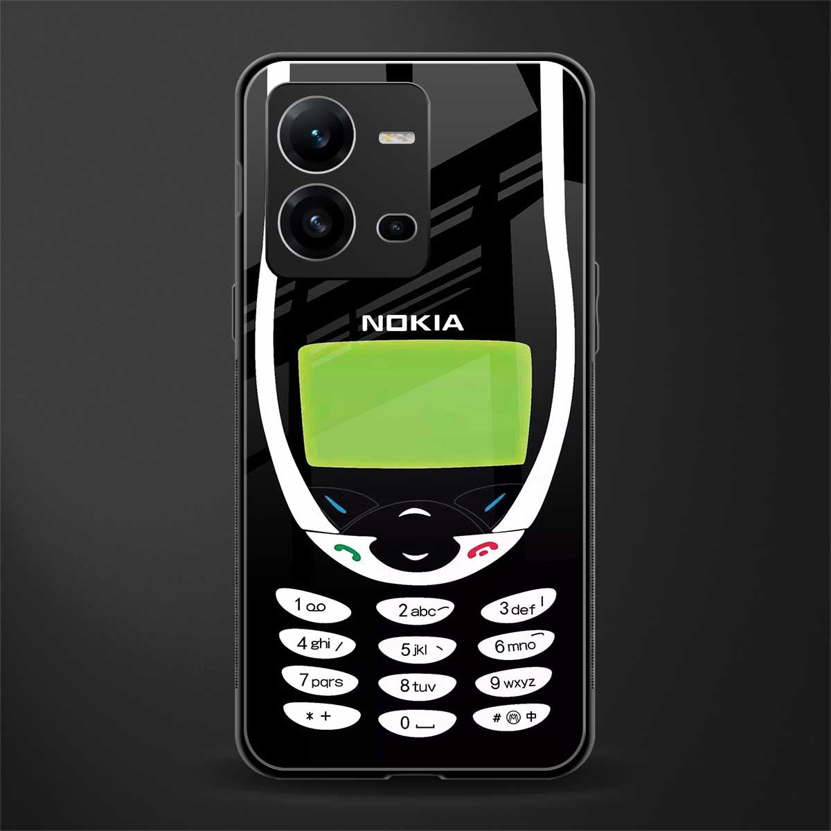 nokia 3310 vintage back phone cover | glass case for vivo v25-5g