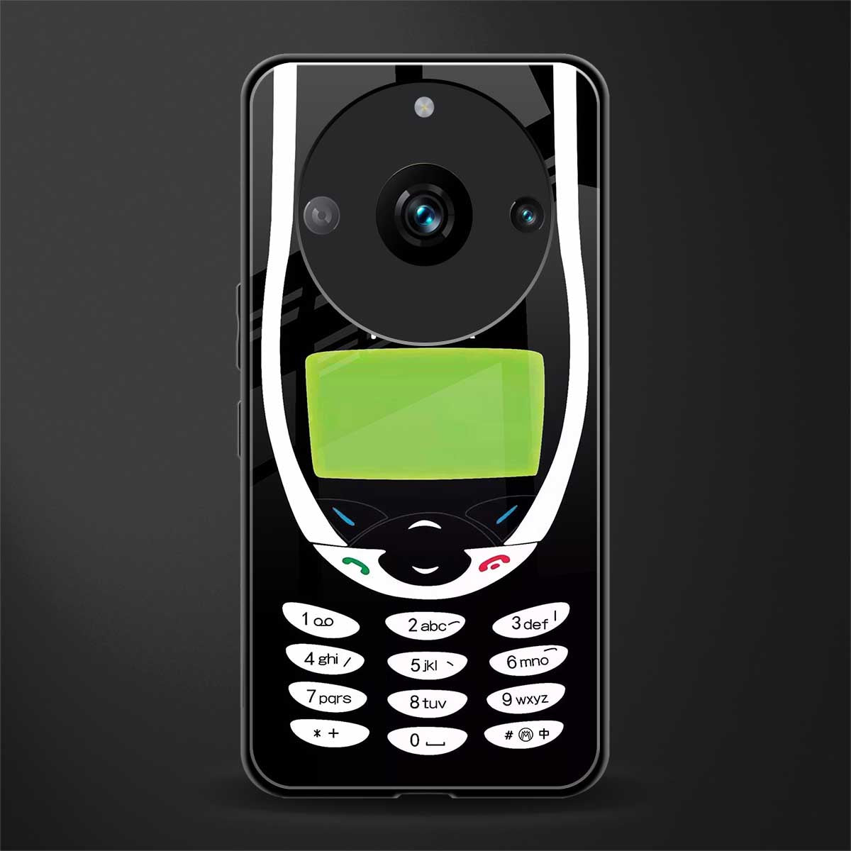 nokia 3310 vintage back phone cover | glass case for realme 11 pro 5g
