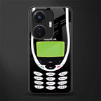 nokia 3310 vintage back phone cover | glass case for vivo t1 44w 4g