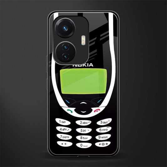 nokia 3310 vintage back phone cover | glass case for vivo t1 44w 4g