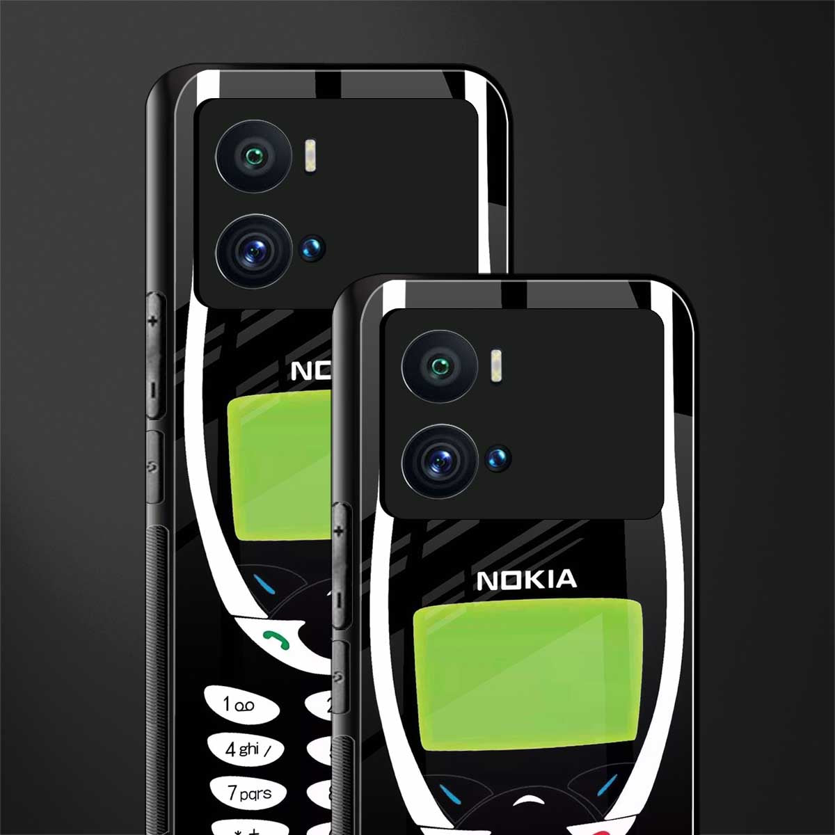 nokia 3310 vintage back phone cover | glass case for iQOO 9 Pro