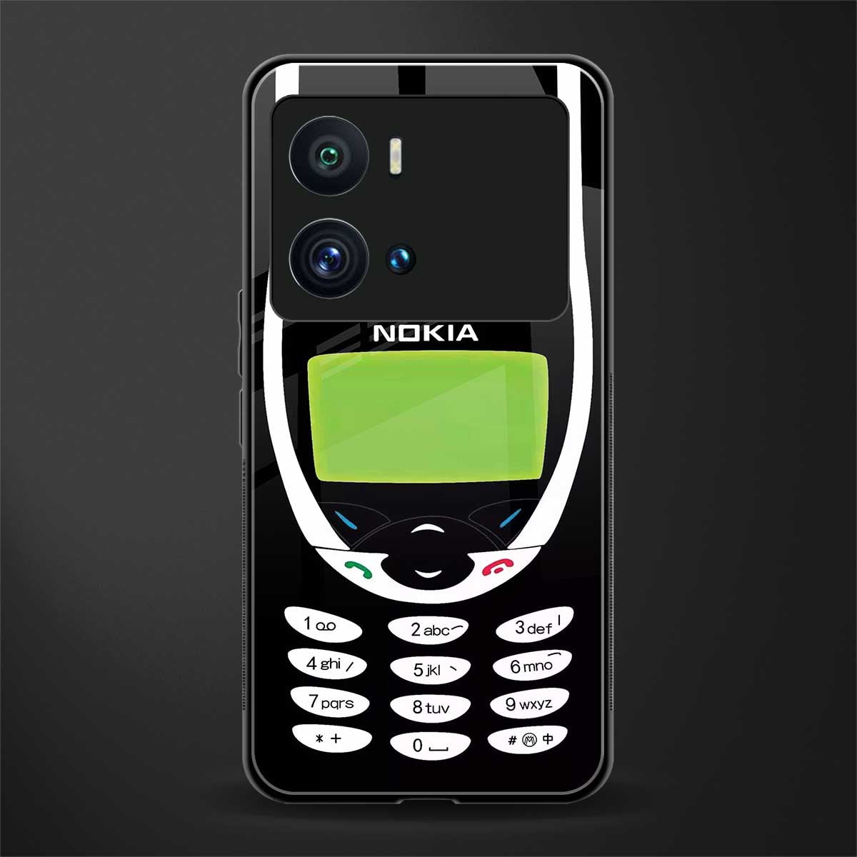 nokia 3310 vintage back phone cover | glass case for iQOO 9 Pro