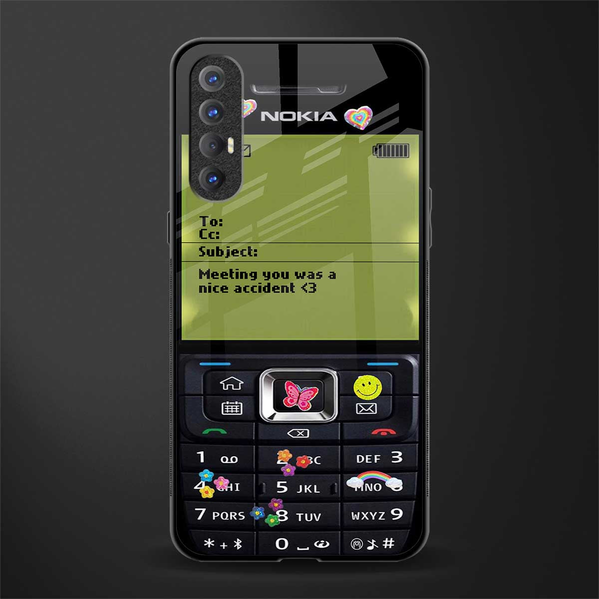 nokia vintage glass case for oppo reno 3 pro image
