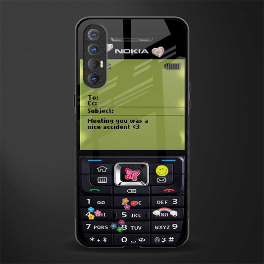 nokia vintage glass case for oppo reno 3 pro image