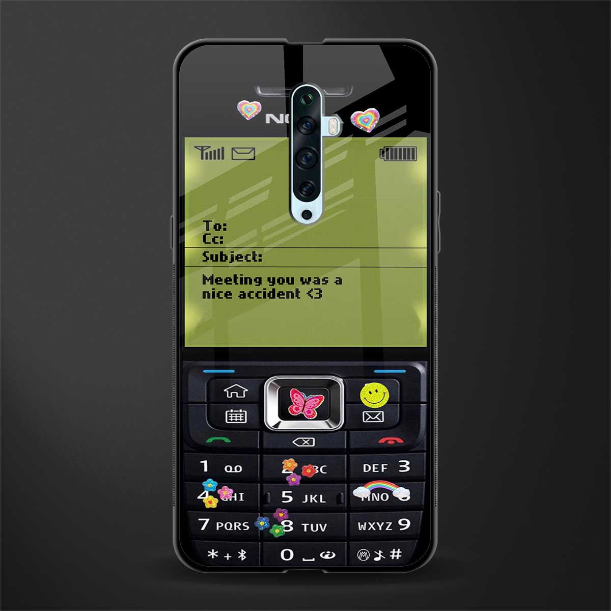 nokia vintage glass case for oppo reno 2f image