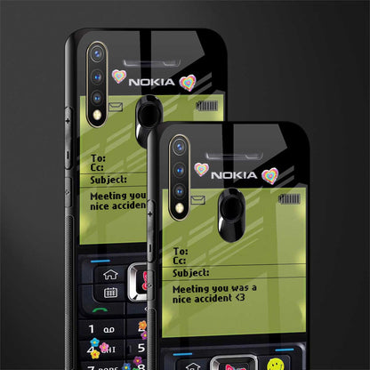 nokia vintage glass case for vivo y19 image-2