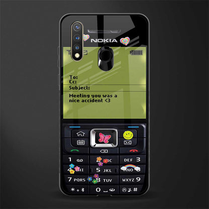 nokia vintage glass case for vivo u20 image