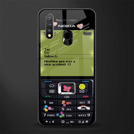 nokia vintage glass case for vivo u20 image