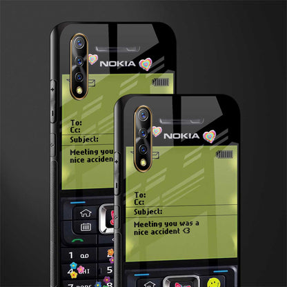nokia vintage glass case for vivo z1x image-2