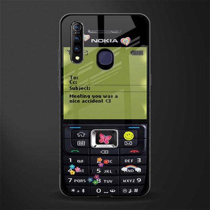 nokia vintage glass case for vivo z1 pro image