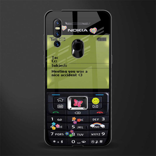 nokia vintage glass case for vivo v15 image