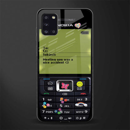 nokia vintage glass case for samsung galaxy a31 image
