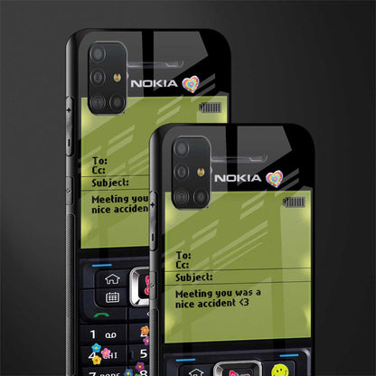 nokia vintage glass case for samsung galaxy a51 image-2