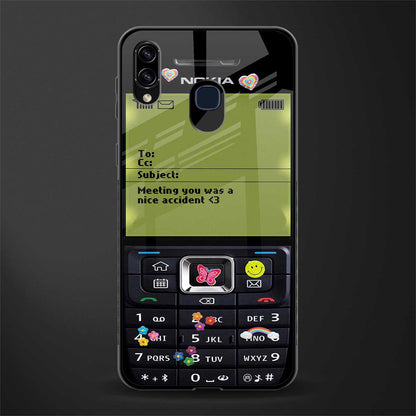 nokia vintage glass case for samsung galaxy m10s image