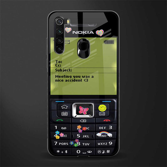 nokia vintage glass case for redmi note 8 image