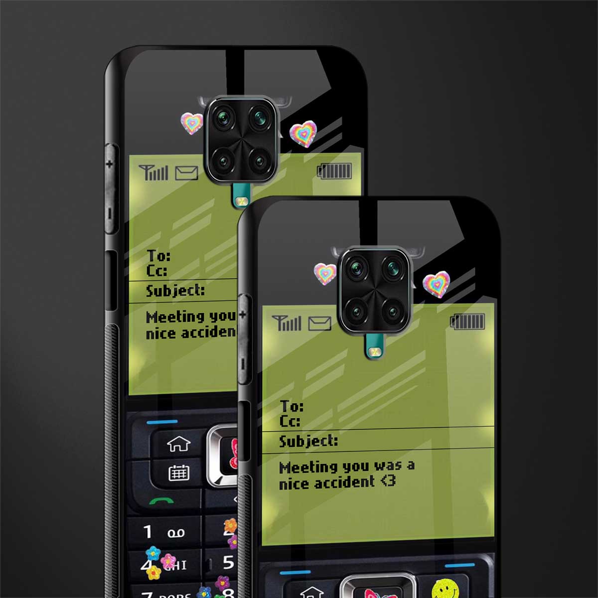 nokia vintage glass case for redmi note 9 pro max image-2