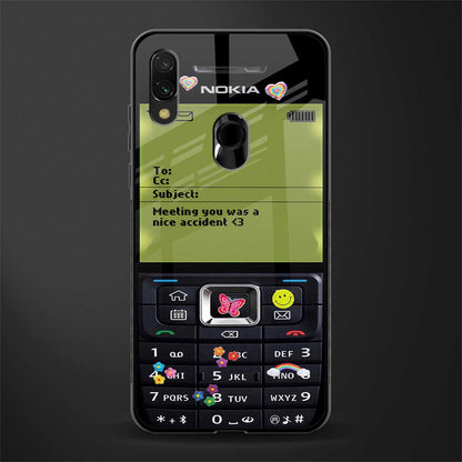 nokia vintage glass case for redmi note 7 image