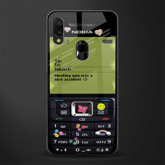 nokia vintage glass case for redmi note 7 image