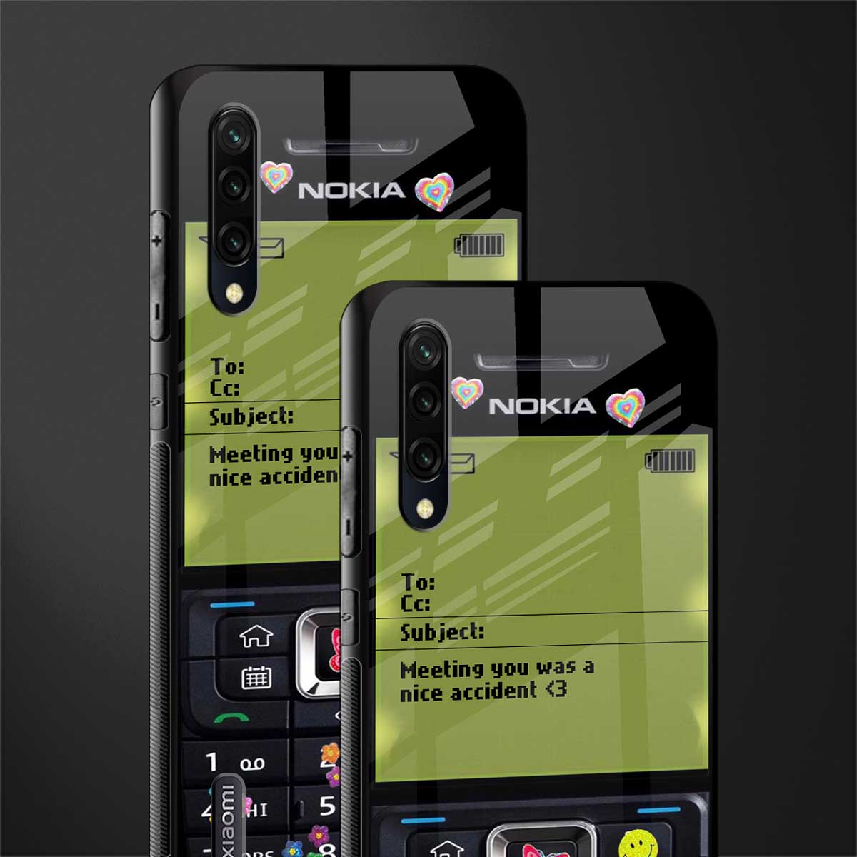 nokia vintage glass case for mi a3 redmi a3 image-2