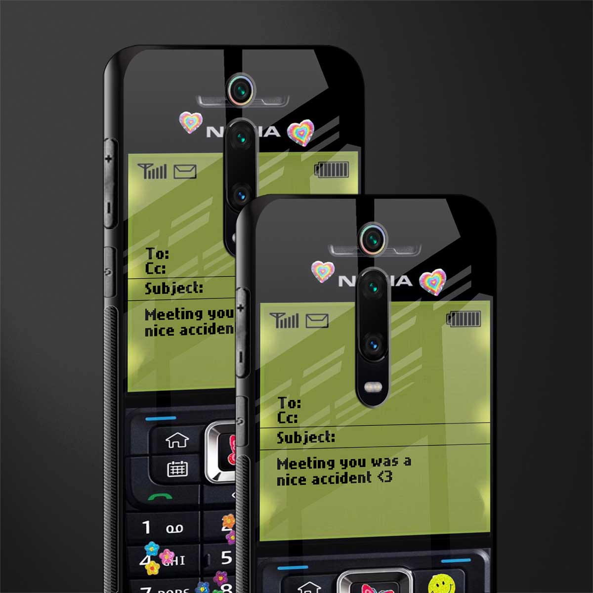 nokia vintage glass case for redmi k20 image-2