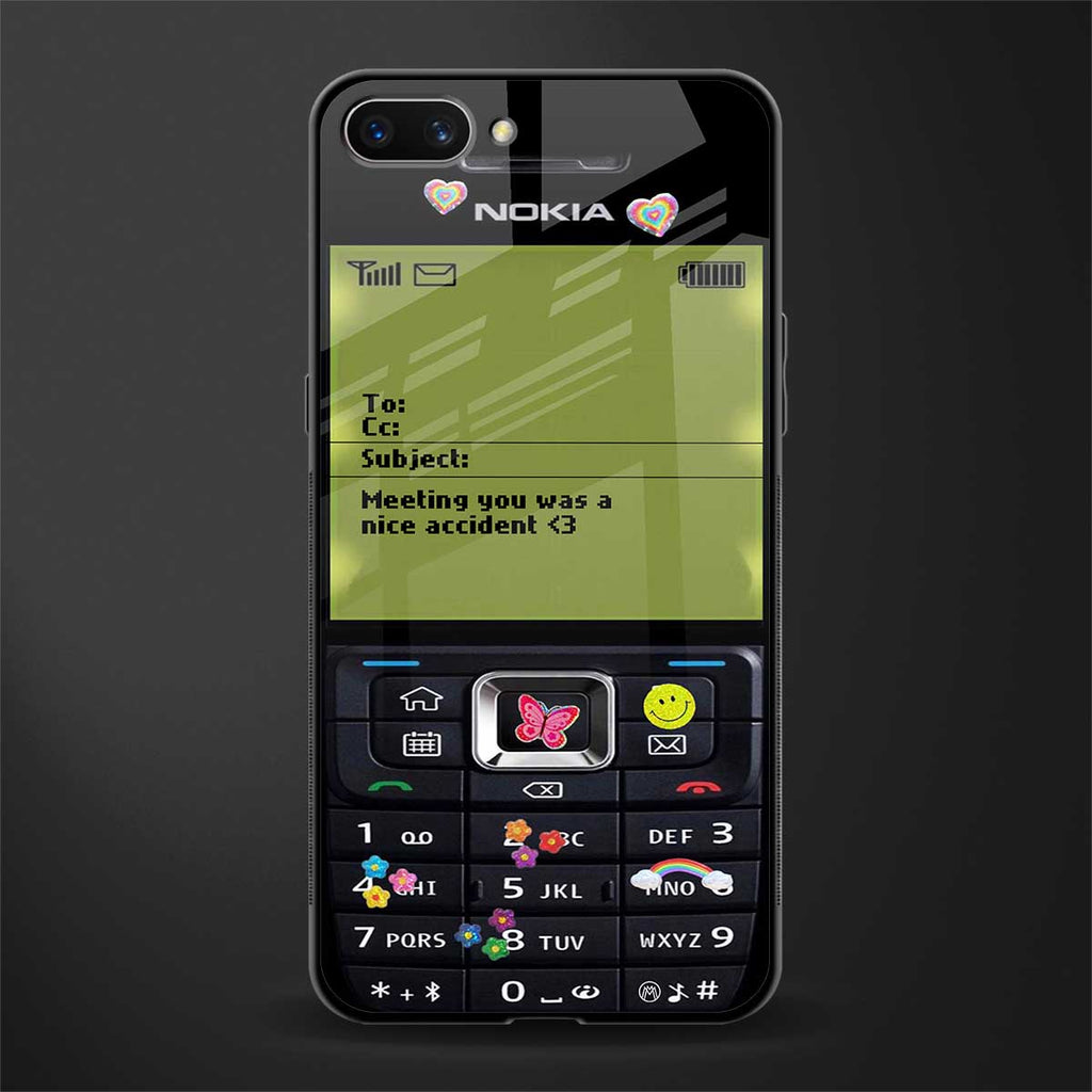 nokia vintage glass case for realme c1 image