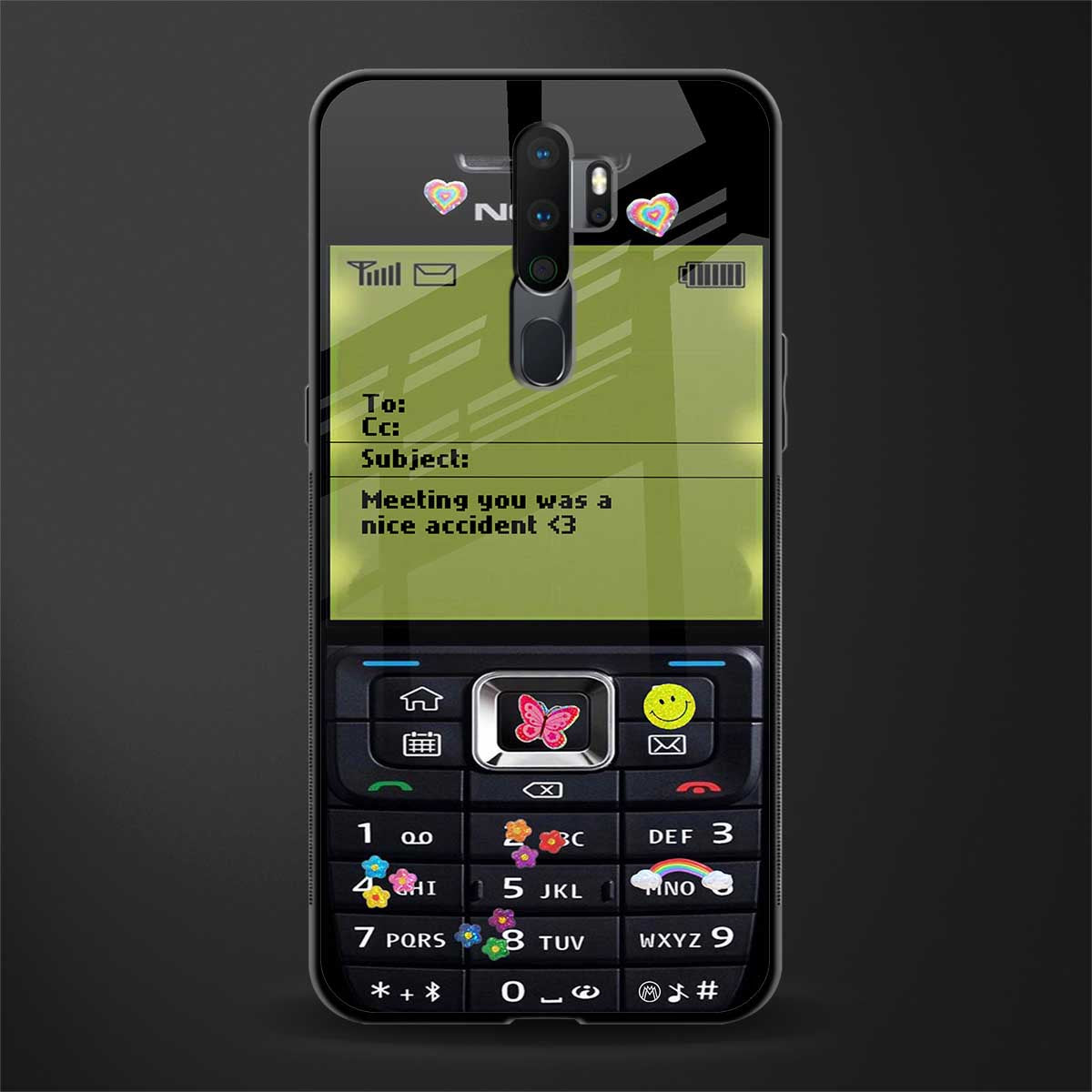 nokia vintage glass case for oppo a9 2020 image