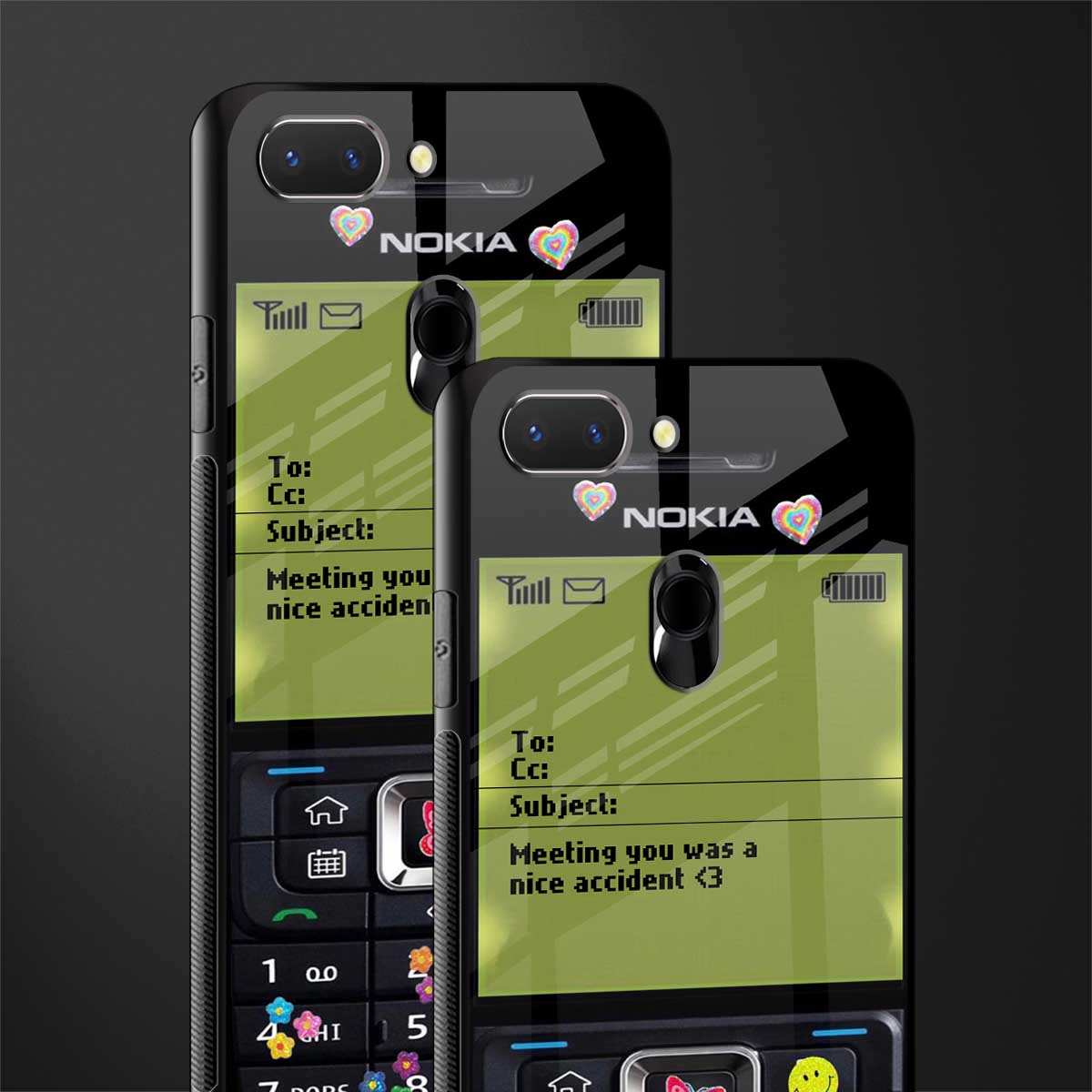 nokia vintage glass case for oppo a5 image-2