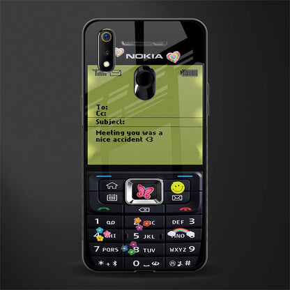 nokia vintage glass case for realme 3 pro image