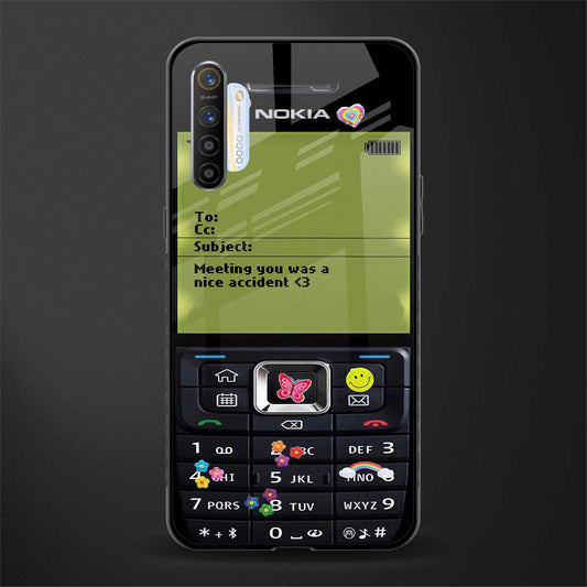nokia vintage glass case for realme x2 image