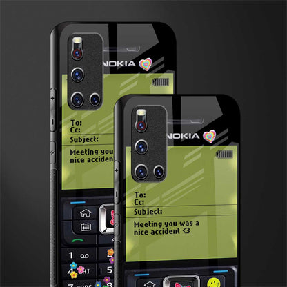 nokia vintage glass case for vivo v19 image-2