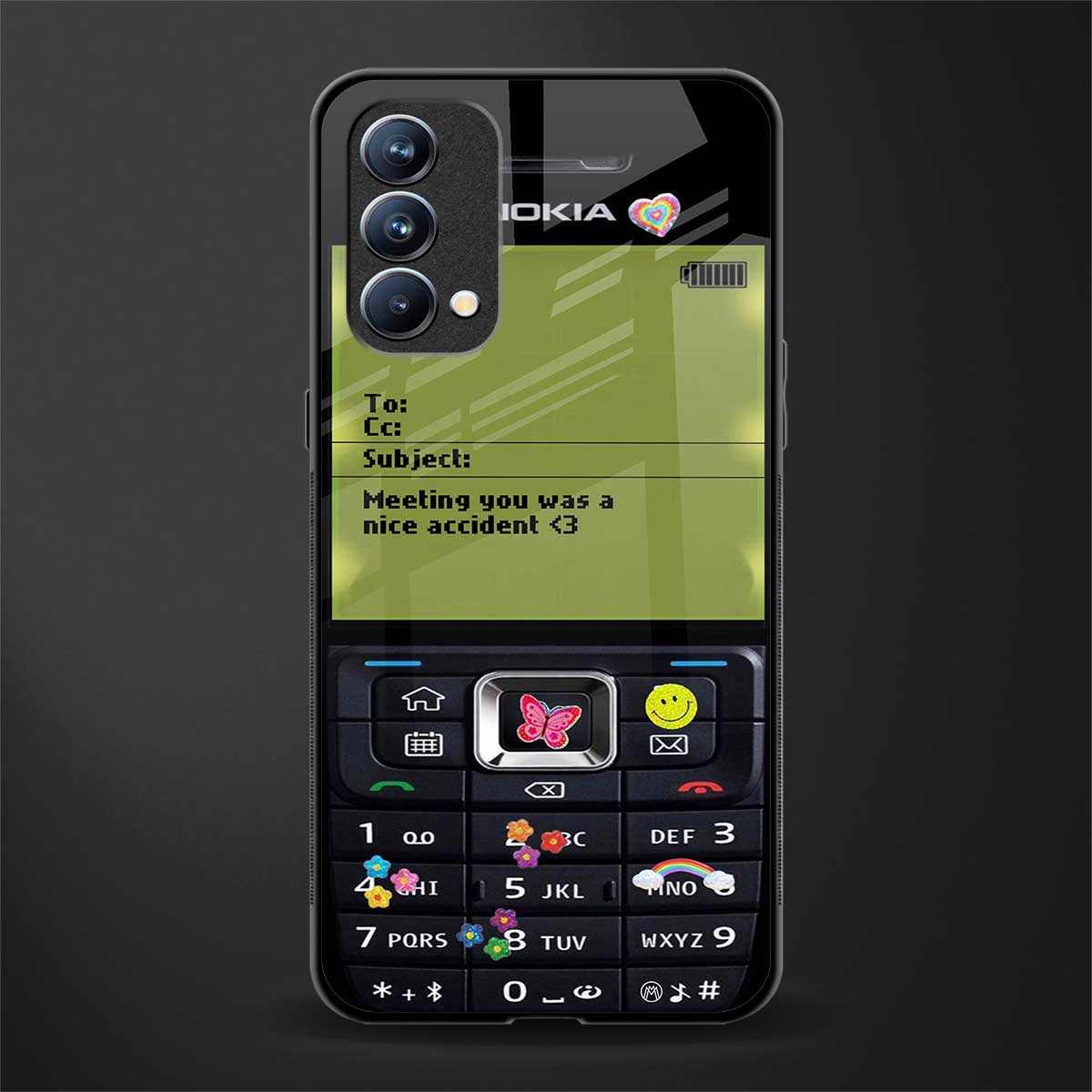 nokia vintage glass case for oppo f19 image