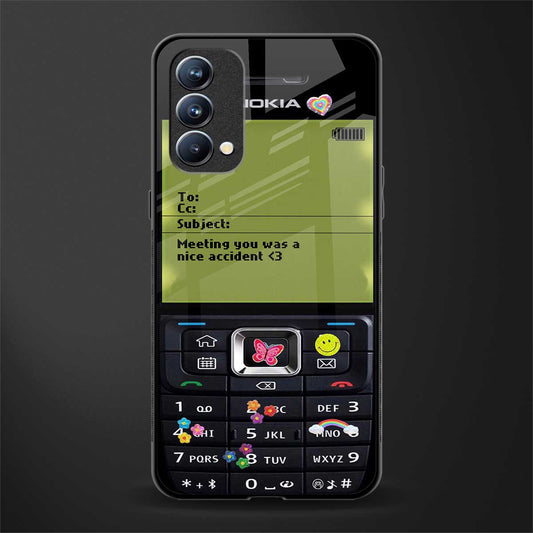 nokia vintage glass case for oppo f19 image
