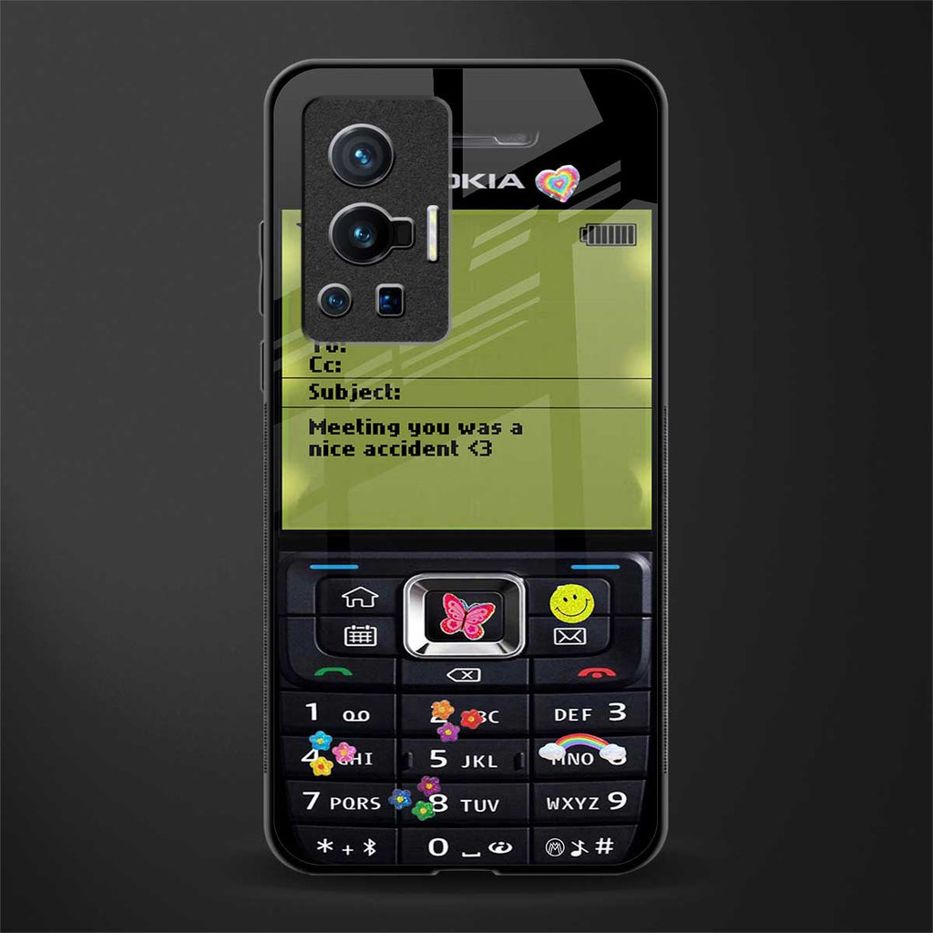 nokia vintage glass case for vivo x70 pro image