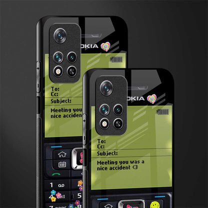 nokia vintage glass case for poco m4 pro 5g image-2