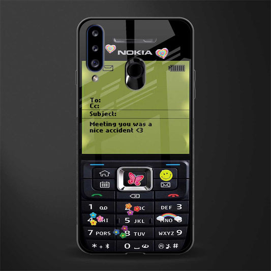 nokia vintage glass case for samsung galaxy a20s image