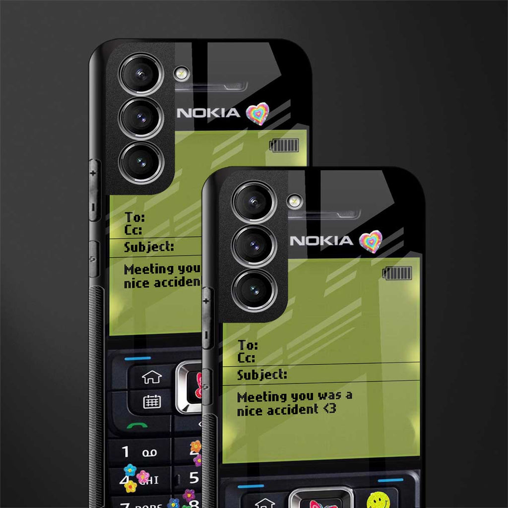 nokia vintage glass case for samsung galaxy s21 image-2