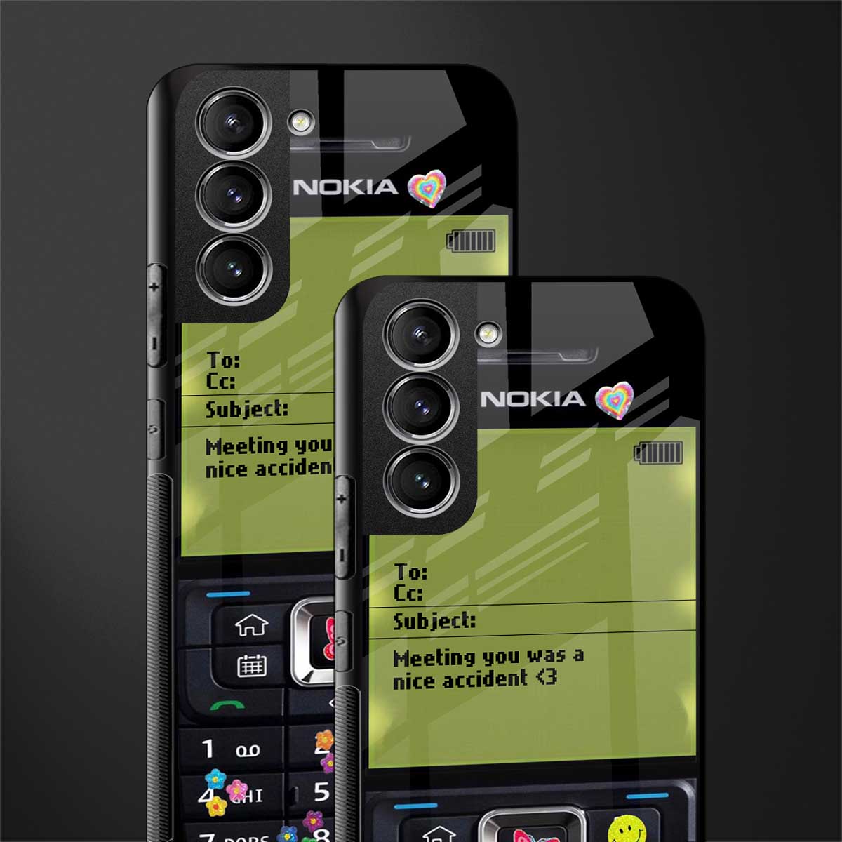 nokia vintage glass case for samsung galaxy s21 fe 5g image-2