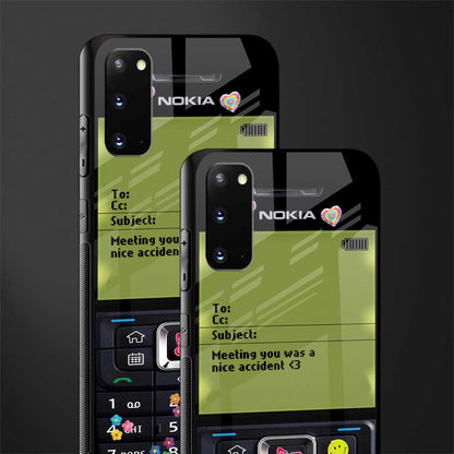 nokia vintage glass case for samsung galaxy s20 image-2