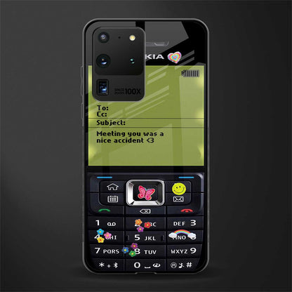 nokia vintage glass case for samsung galaxy s20 ultra image
